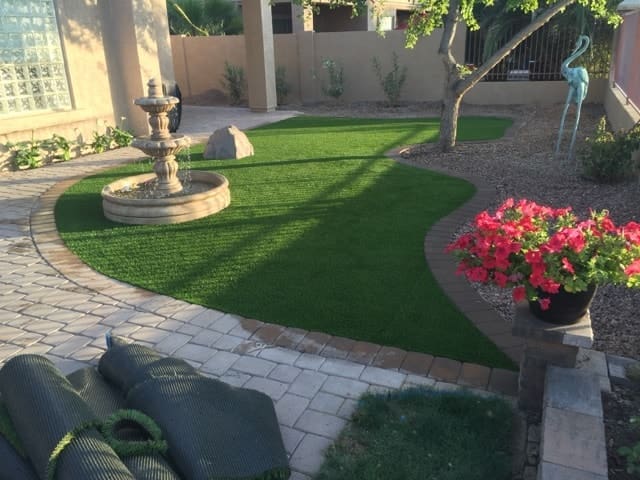front yard turf