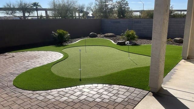 Artificial Putting Green install