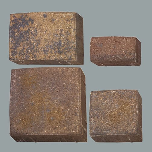 Standard pavers 4 sizes